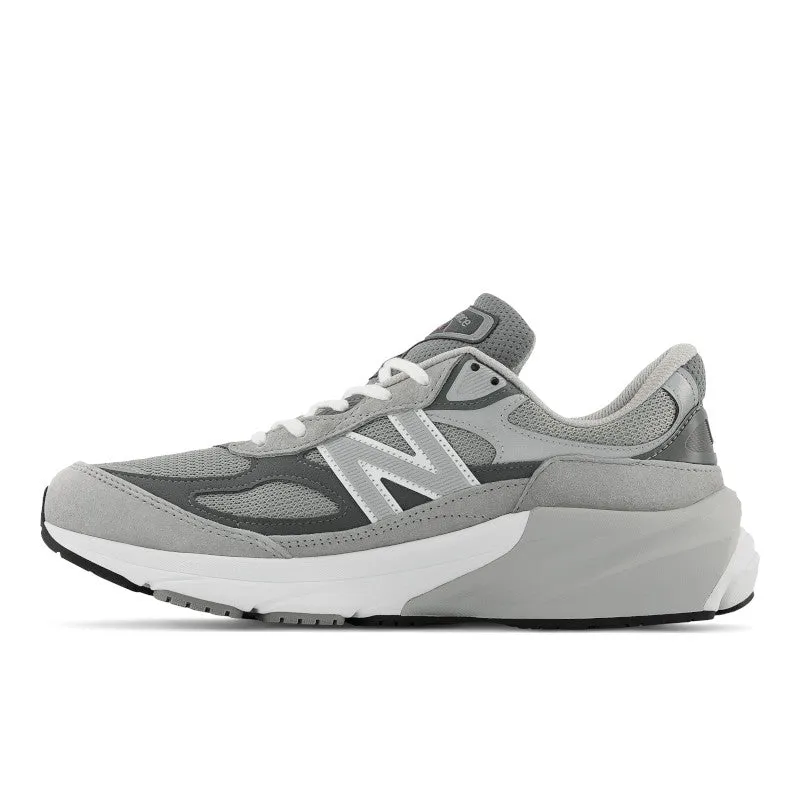 990v6 - Grey - Men's synthetic - upper - durability - strength shoes running with socks