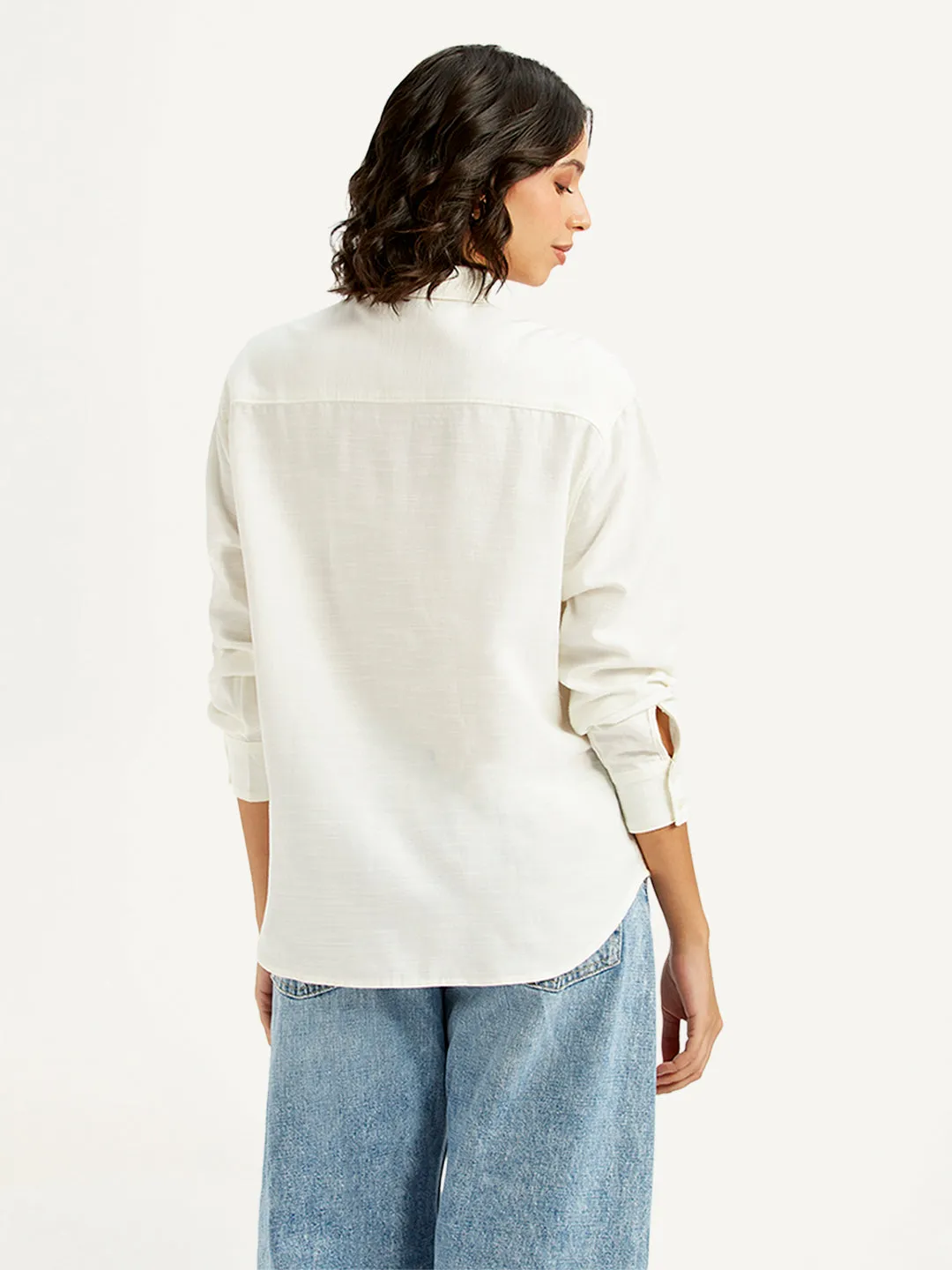 Comfort First Fit Women's Solid Relaxed Fit Shirt