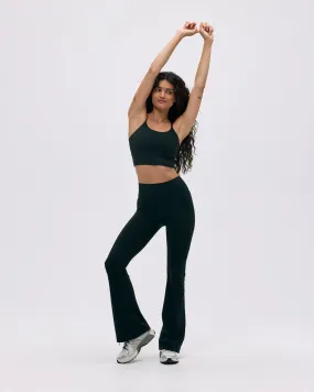 Flared Yoga Pant - Black Universal Fit System Secure Closures