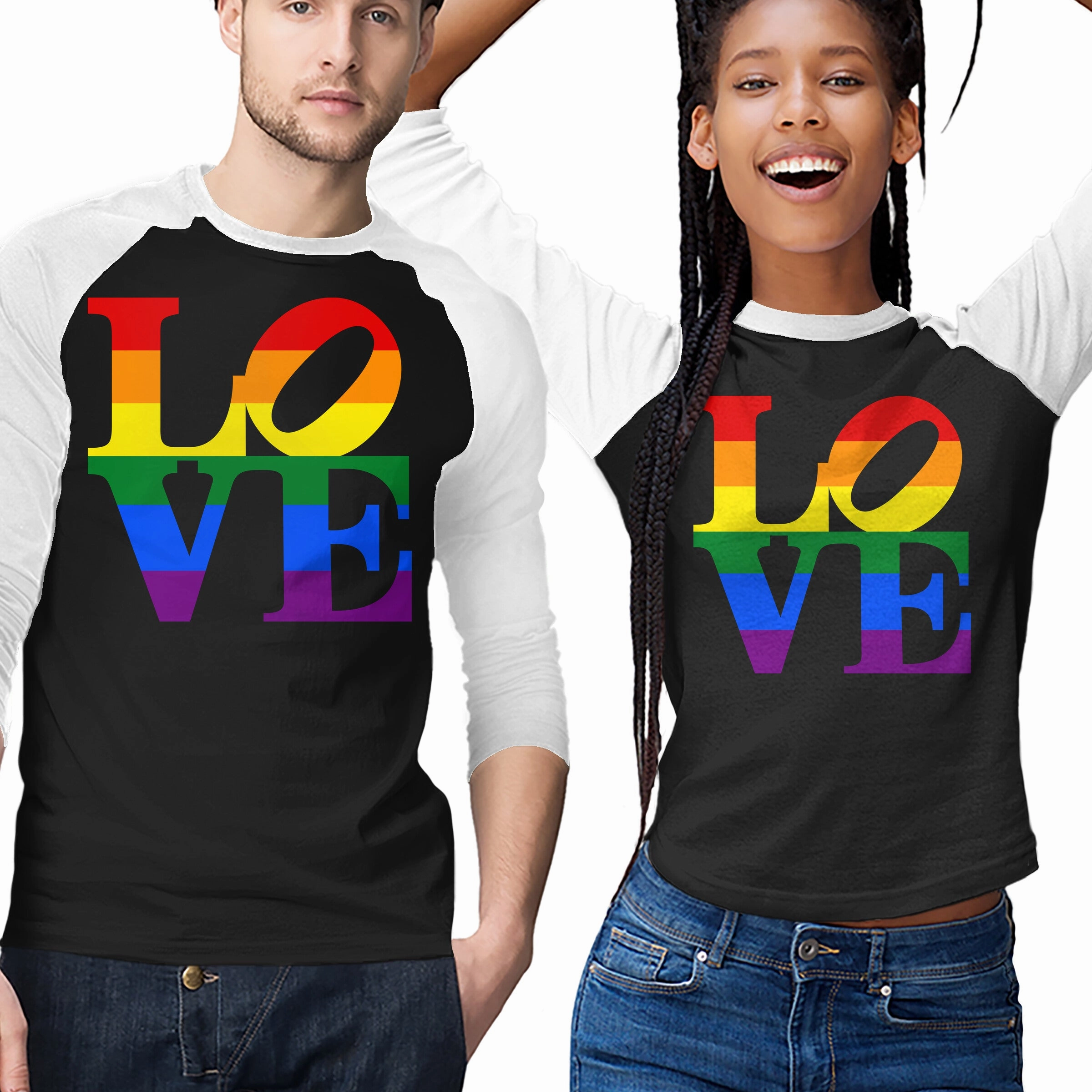 Minimal Look OversizedSilhouette Love Equality