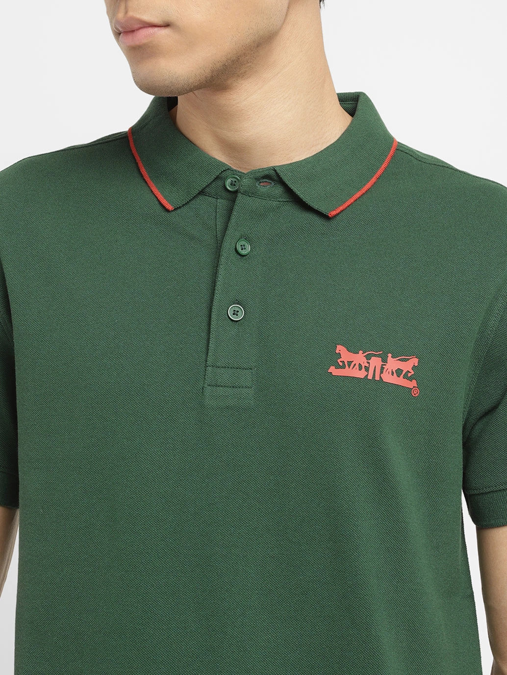 Summer Shirt Golf Outfit Men's Solid Slim Fit Polo T-shirt