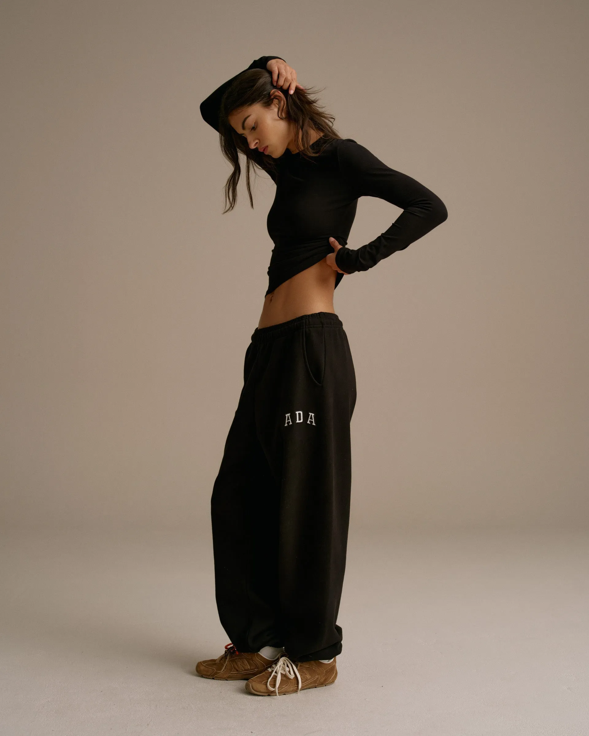 HiddenDrawcord Functional Layers ADA Sweatpants - Black