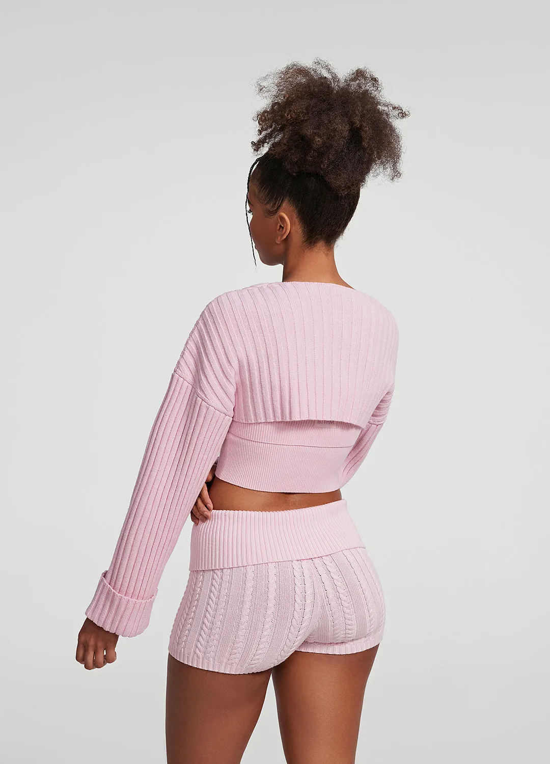 Ribbed Knit Shrug Weight Distribution System Fashion Trend