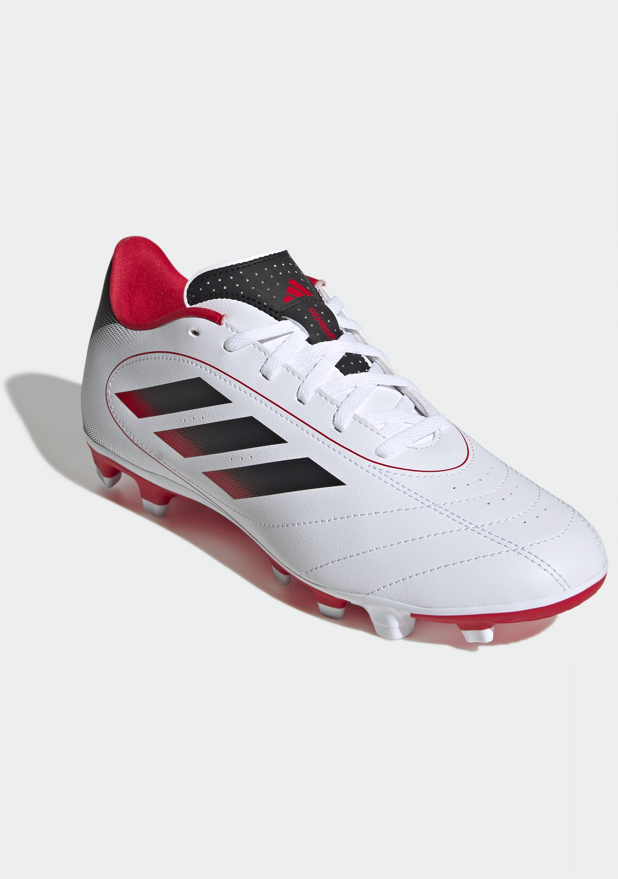 Adidas Men's Goletto Xi White/Black Football Boots Lightweight Sole