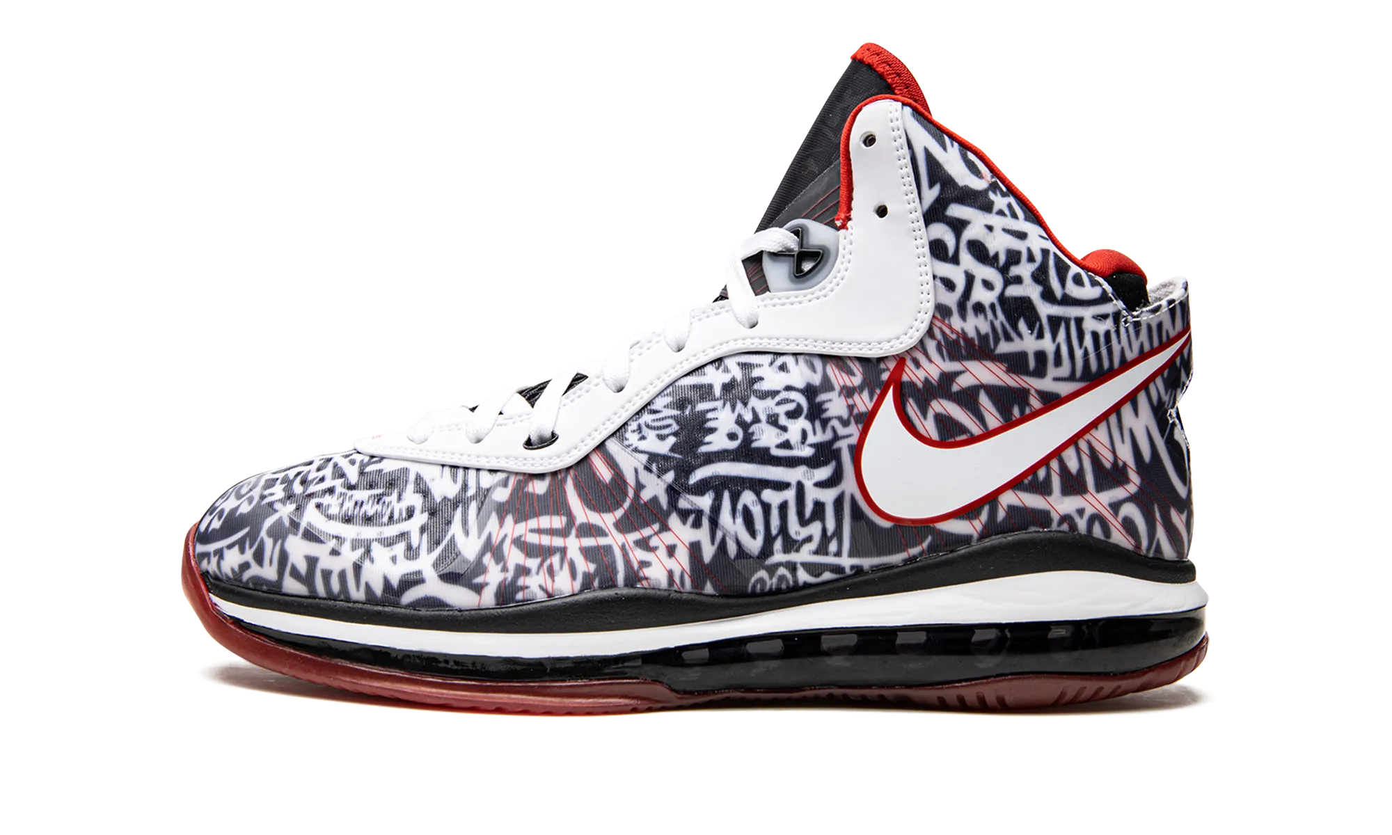 Lebron 8 QS "Graffiti" Tensile Reinforced Eyelets Pressure Distribution Insole