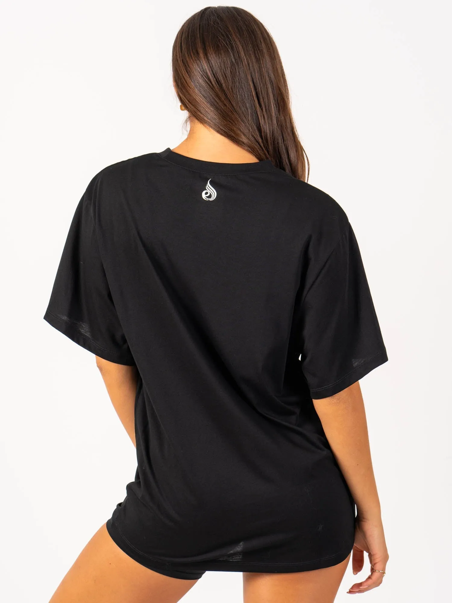 Advance Oversized T-Shirt - Black Breathable Performance Eco Certified Fiber