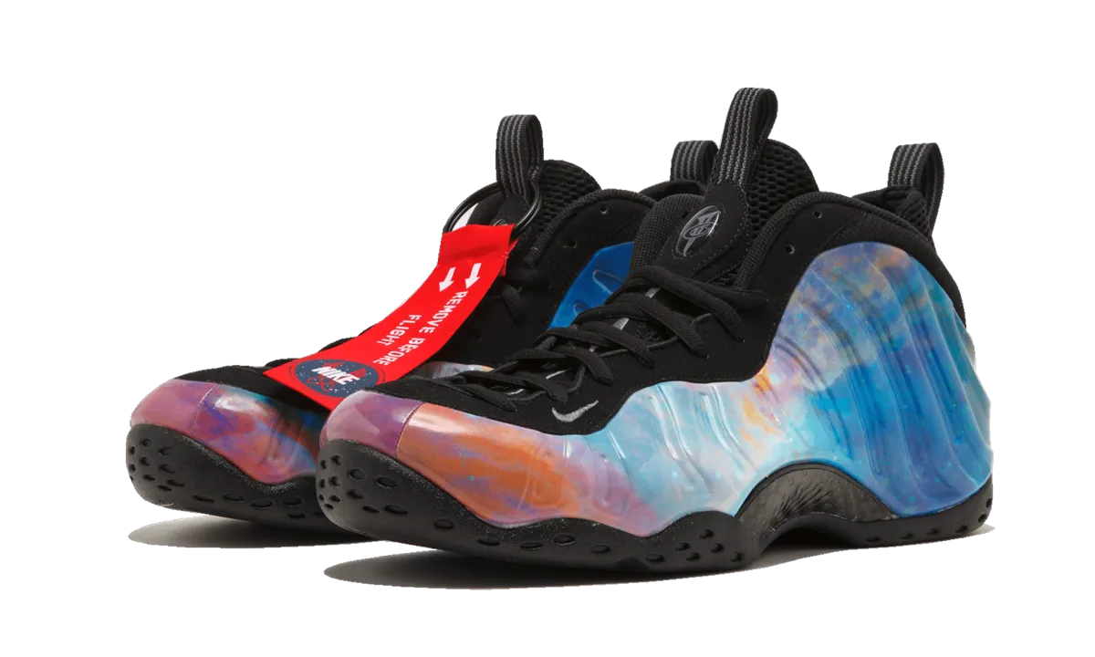 Air Foamposite One Alternate Galaxy "Big Bang" Scratch Resistant Durable Rubber Tread