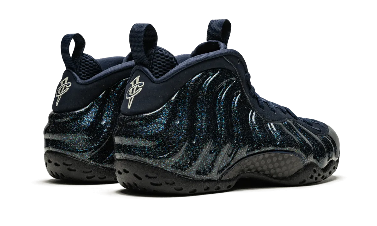 AIR FOAMPOSITE ONE MNS WMNS "Obsidian Glitter" perforated upper