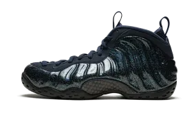 AIR FOAMPOSITE ONE MNS WMNS "Obsidian Glitter" Asymmetric Lacing Configuration Unidirectional Mesh Ventilation