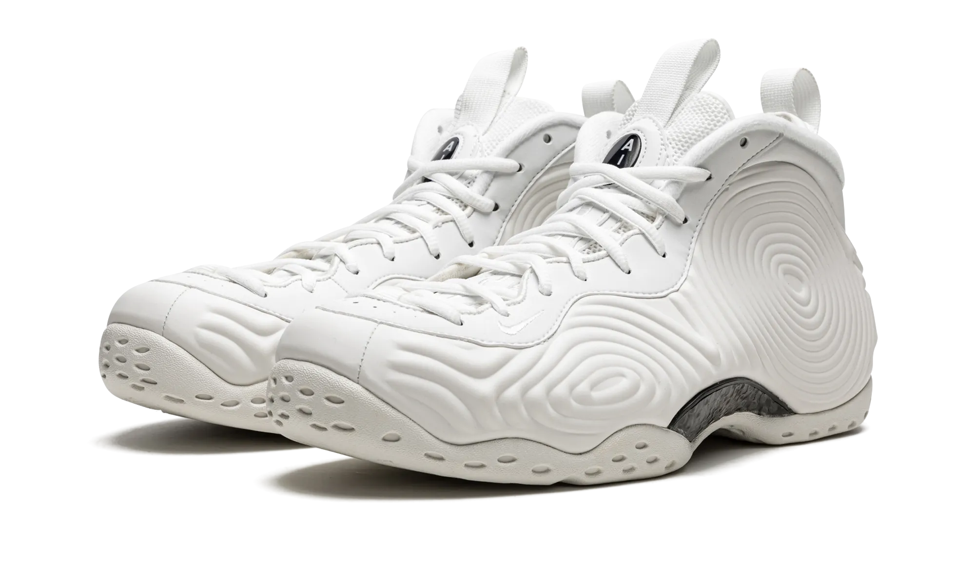 Air Foamposite One "Comme des Gar?ons - White" Cushioned Footbed
