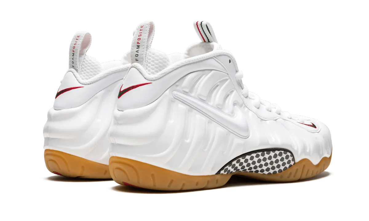 reinforced construction EVAComfort Air Foamposite Pro ""White Gucci""