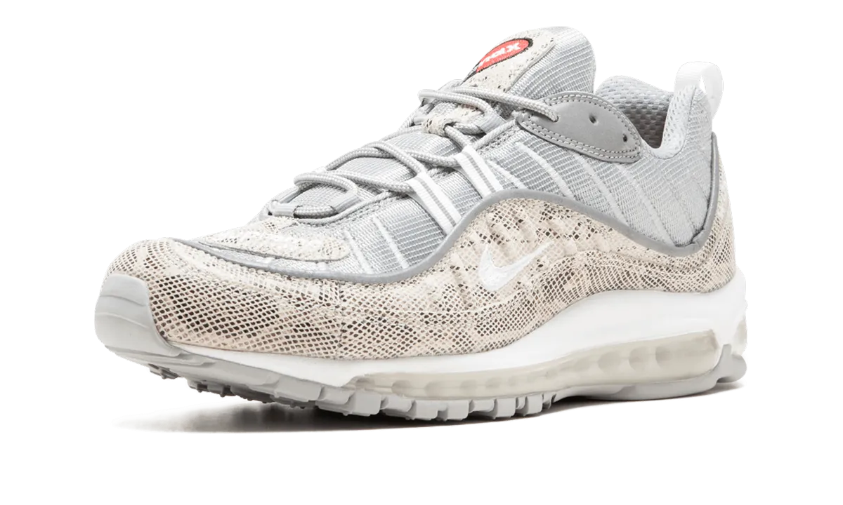 Wear   Resistant Rebound Impact Zone Air Max 98 "Supreme - Snakeskin"