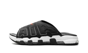 Sneakers Trendy Practice Game Flow Air More Uptempo Slide "Black White Red"