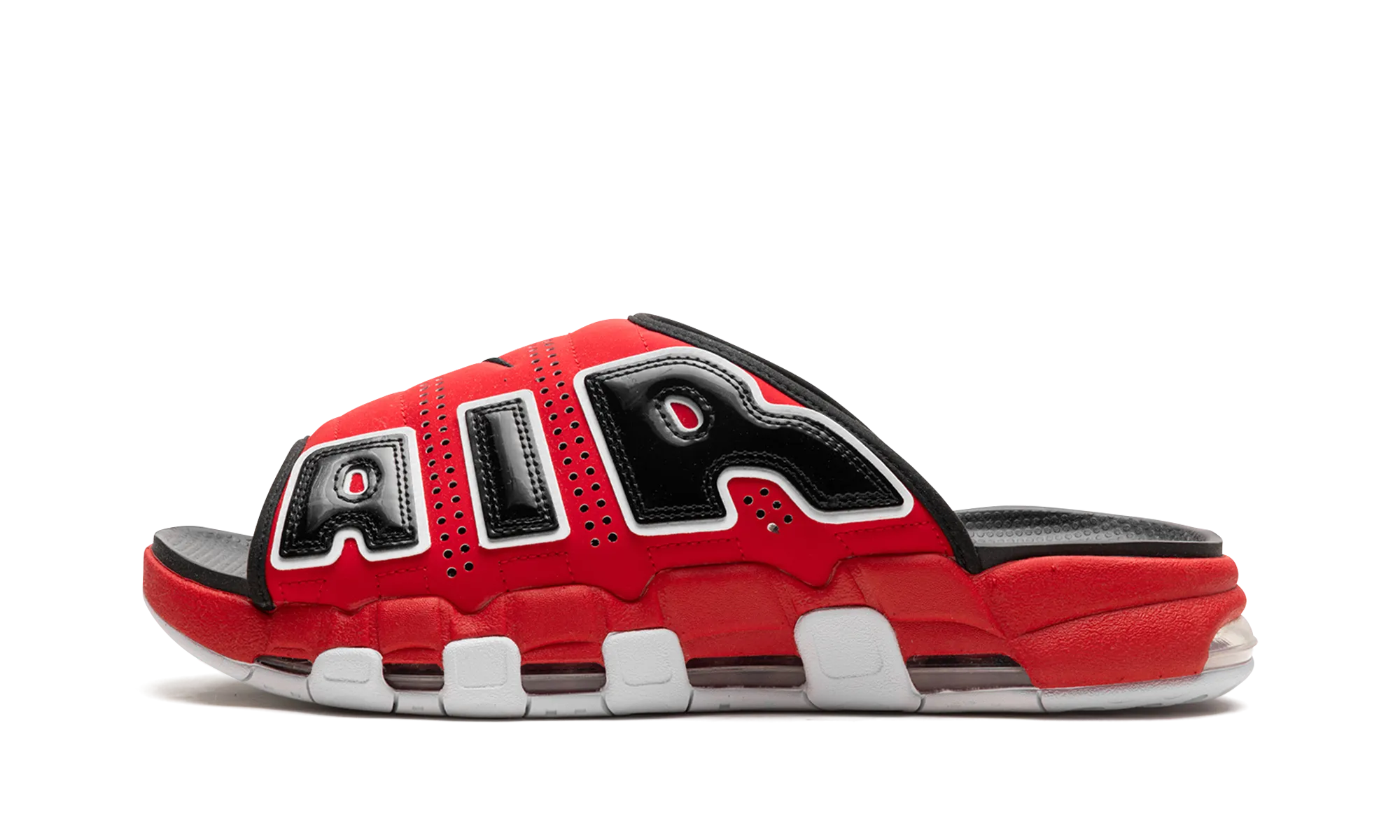 Air More Uptempo Slide "Bulls" LightweightFabric sports