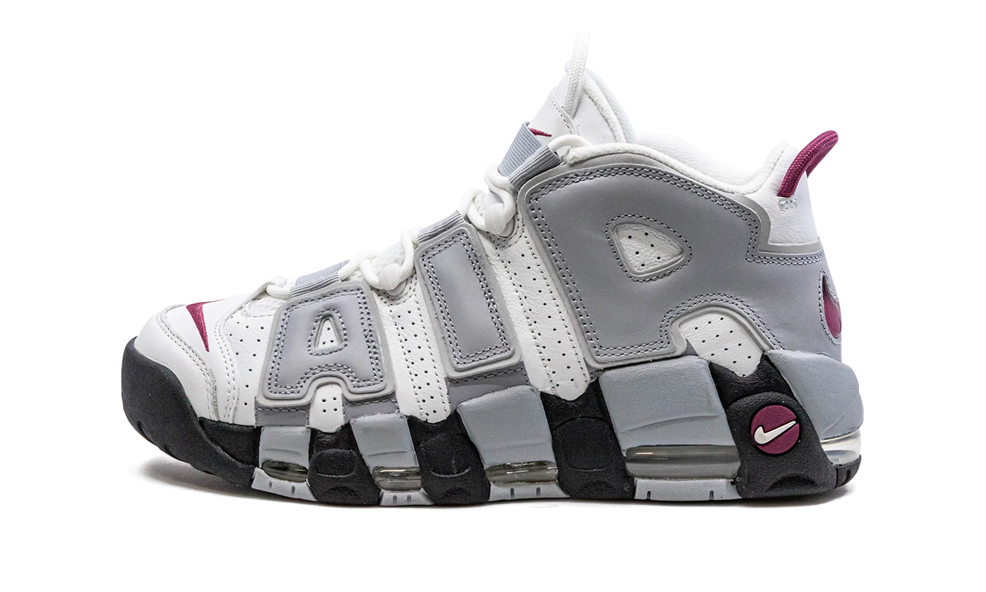 AIR MORE UPTEMPO WMNS "Rosewood" Lace Up Design
