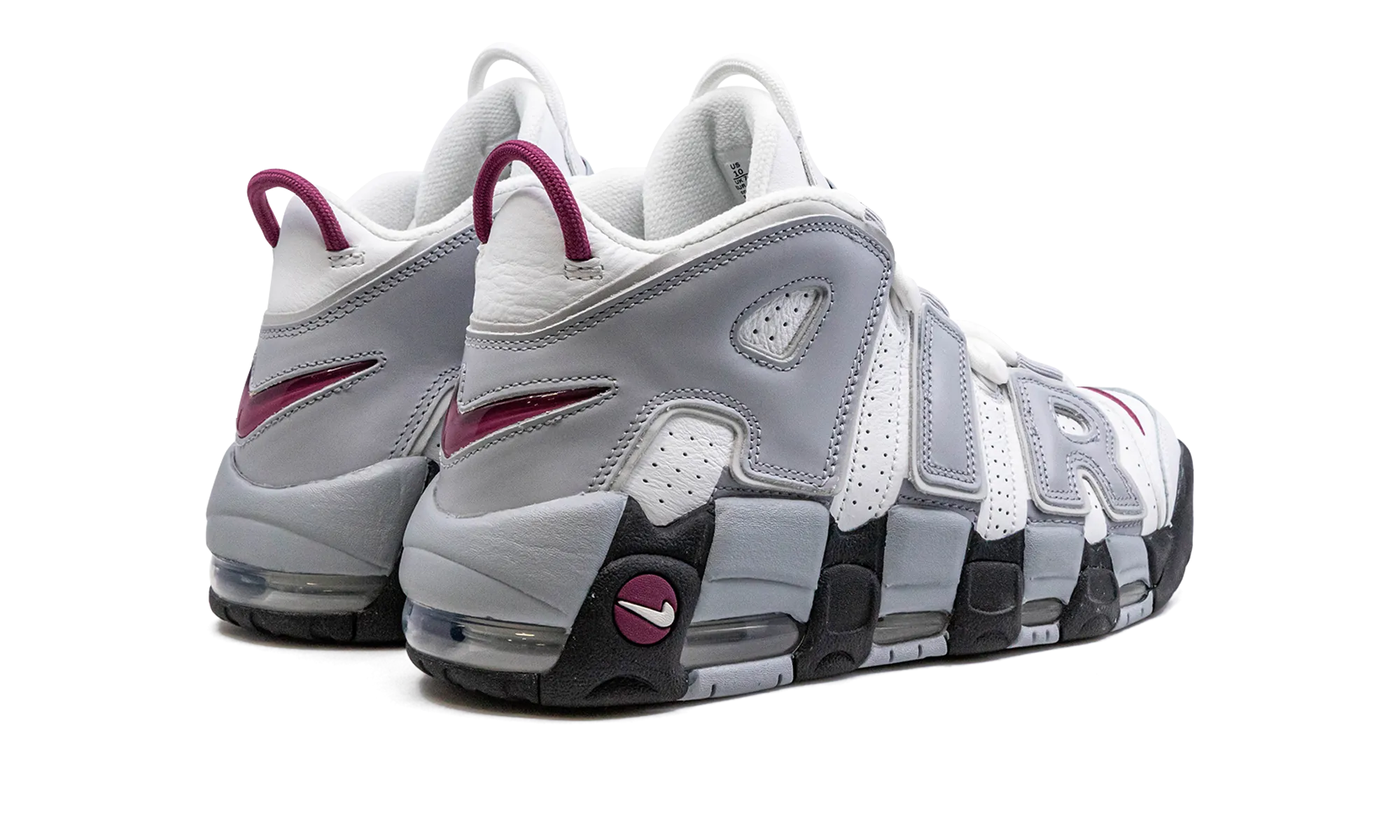 AIR MORE UPTEMPO WMNS "Rosewood" Strong Traction Asymmetric Lacing Structure