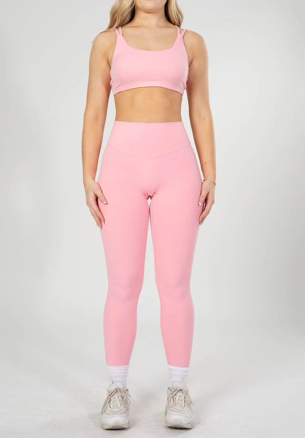 Easy Motion Slim and Comfortable Wear UltraLux Curve Contour Sculptseam? Legging Cotton Candy