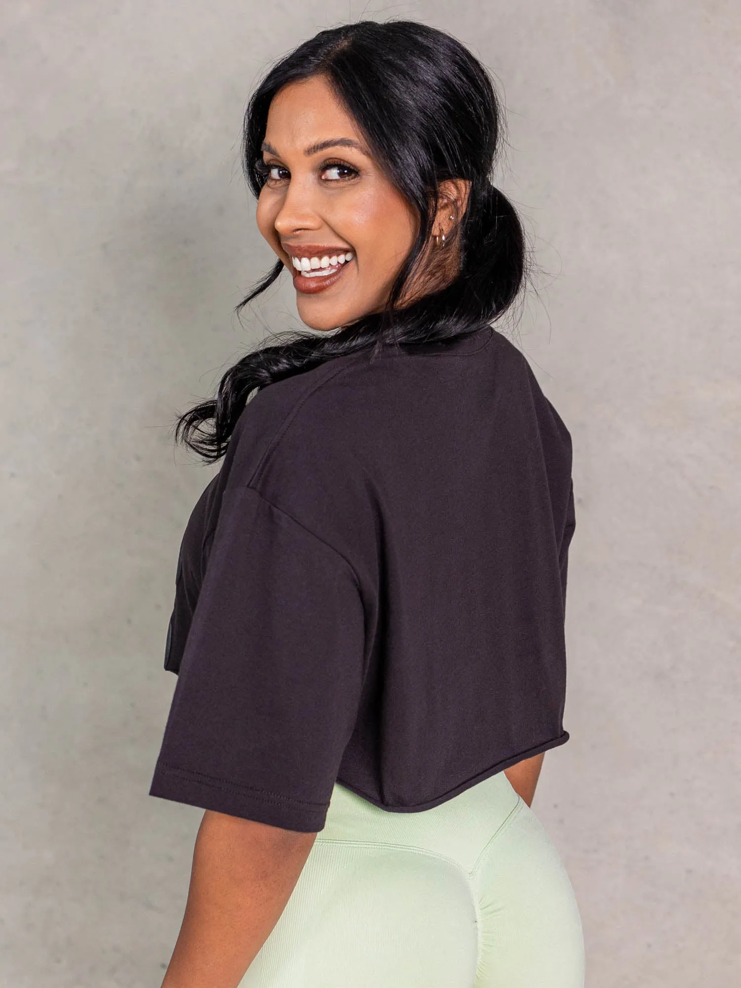 NRG T-Shirt - Faded Black Simple Look