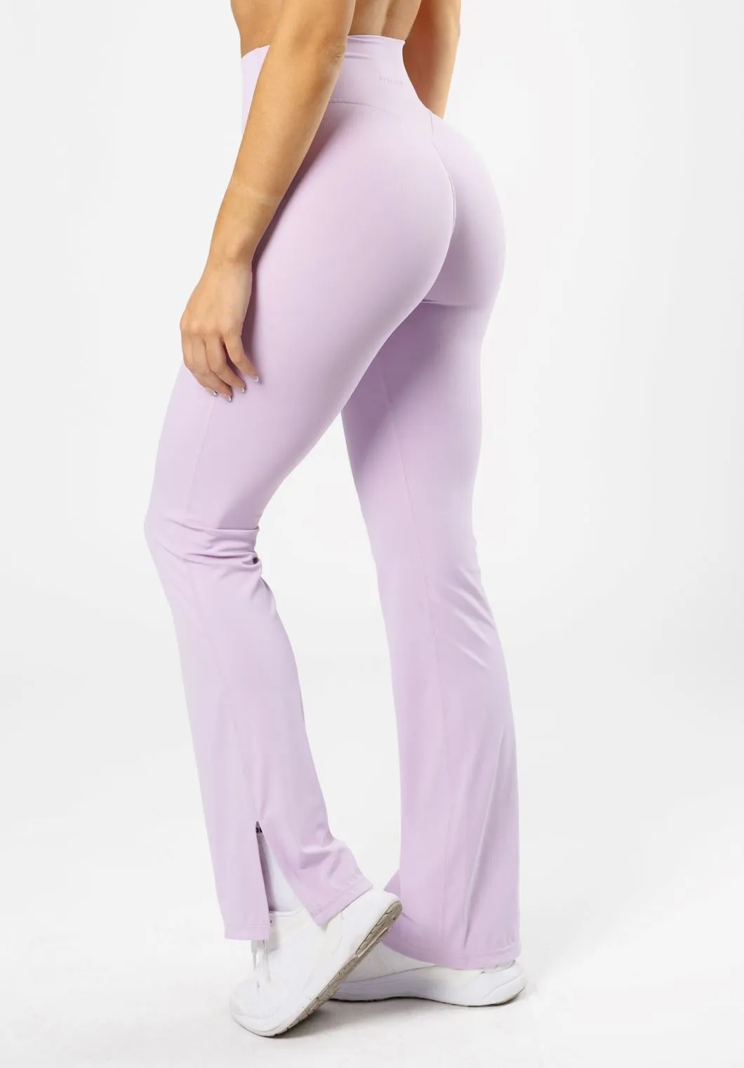 Feather Feel RecStretch Original Sculptseam? Plus Flare Legging 34" Pastel Lilac