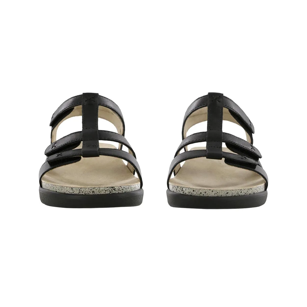 Closed Toe Design Relaxed Summer Footwear Sorrento - Black