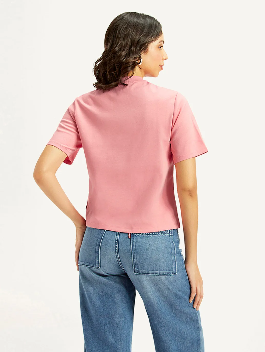 Breathable Comfort Roomy Fit Women's Solid Relaxed Fit T-Shirt