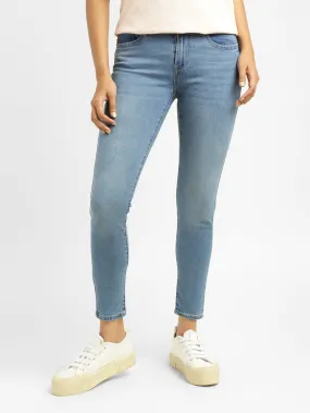 Effortless Look Stylish Casual Women's 710 Blue Skinny Fit Mid Rise Jeans