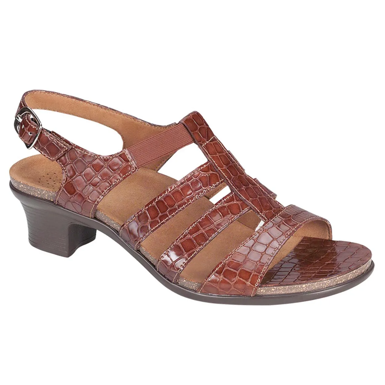 Allegro - Cognac Croc Easy on
