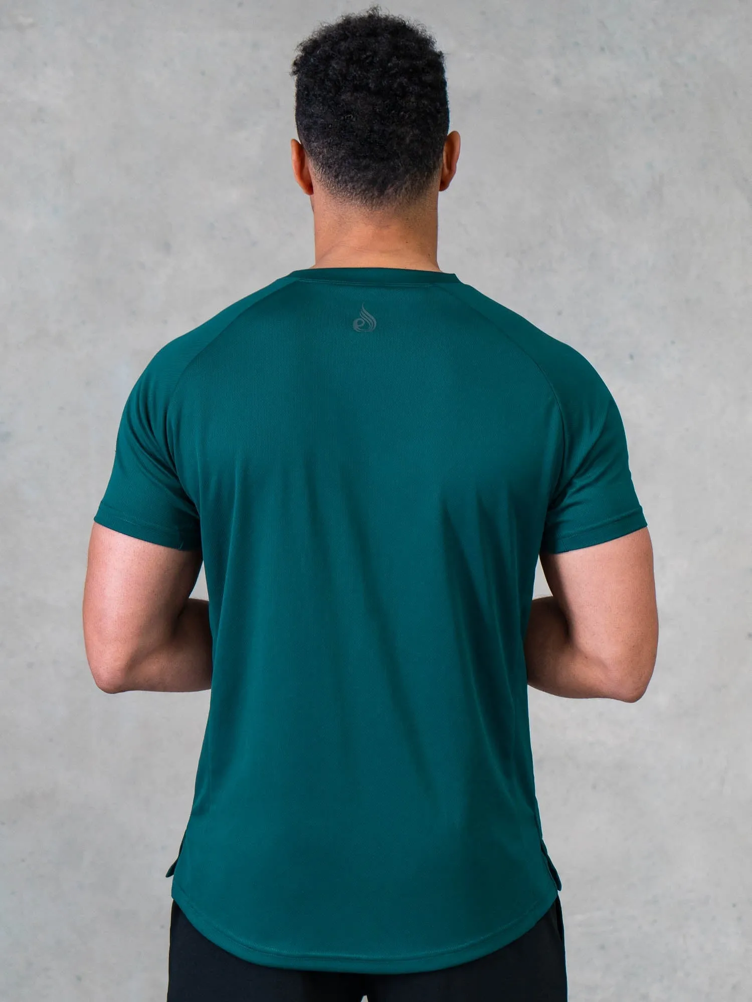 Legacy Mesh T-Shirt - Emerald Simple Layer Modern and Soft
