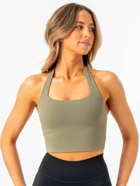 LayeredCuff Basic Tank NKD Halter Tank - Desert Sage