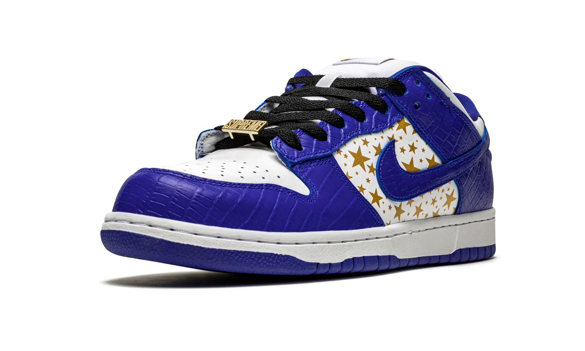 SB Dunk Low "Supreme - Stars - Hyper Blue" cushioning technology