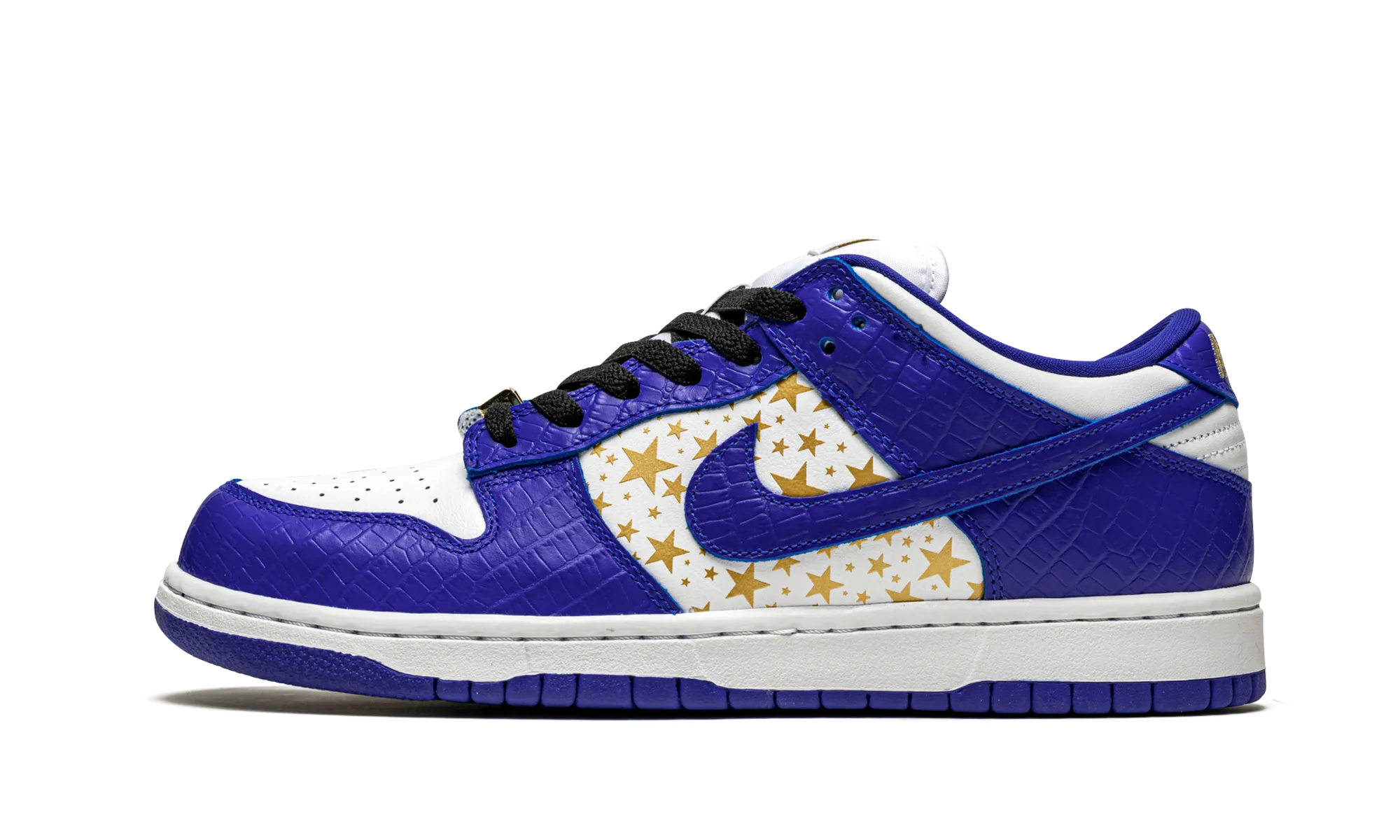 Lockdown Midfoot Strap SB Dunk Low "Supreme - Stars - Hyper Blue"