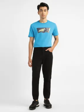 stain resistant coating Men's Black Regular Fit Joggers