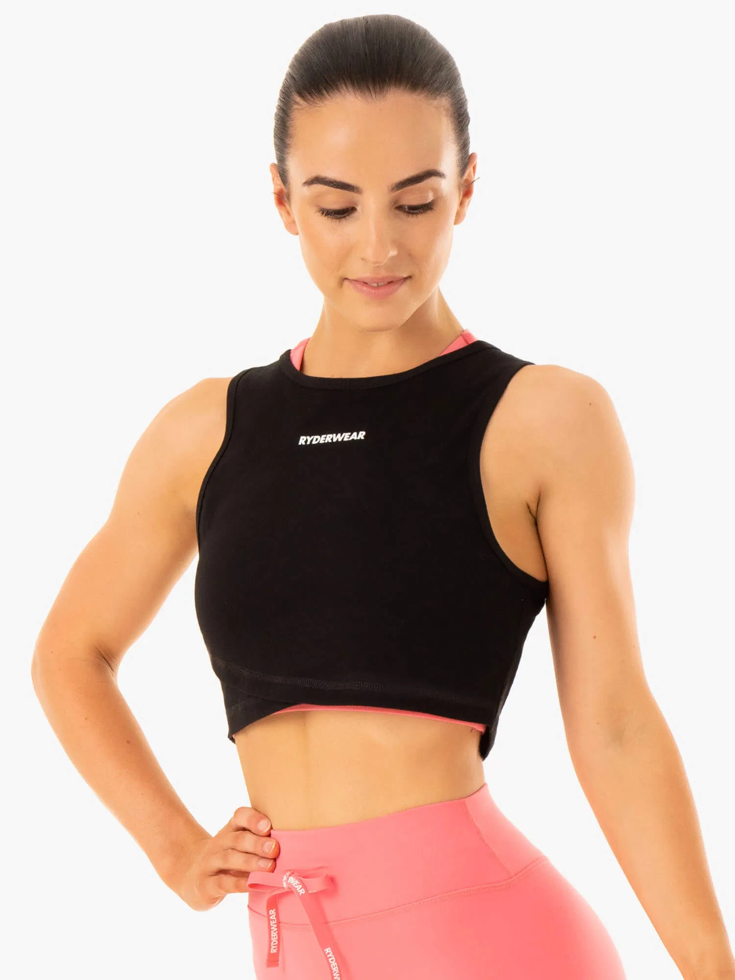 Replay Cross Over Tank - Black Reflective Trims