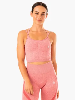 Versatile Shirt Staples Seamless Tank - Pink Marl