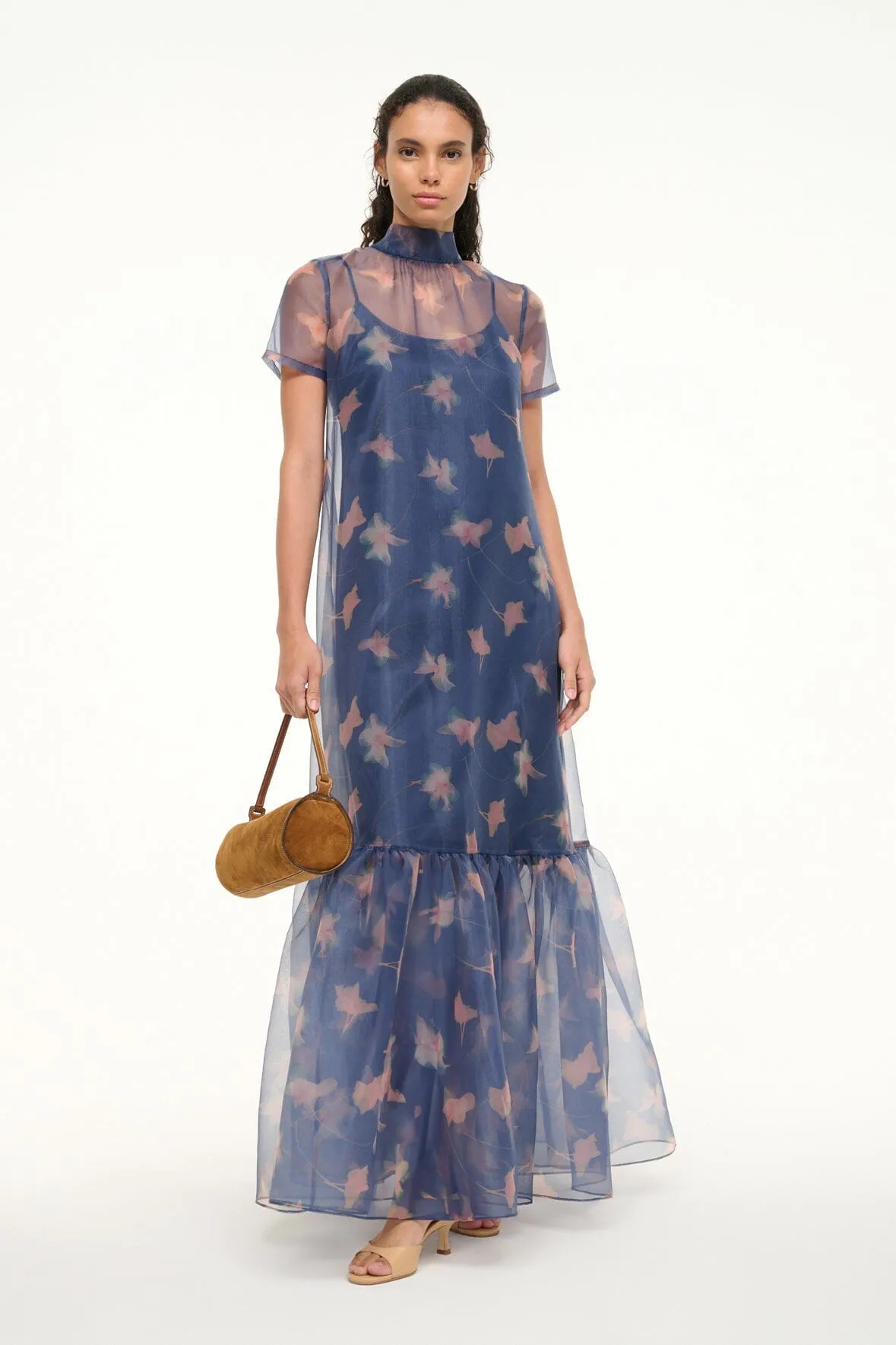 CALLUNA DRESS | BOTANICAL NAVY Comfort Layer Wear Formal Outfit