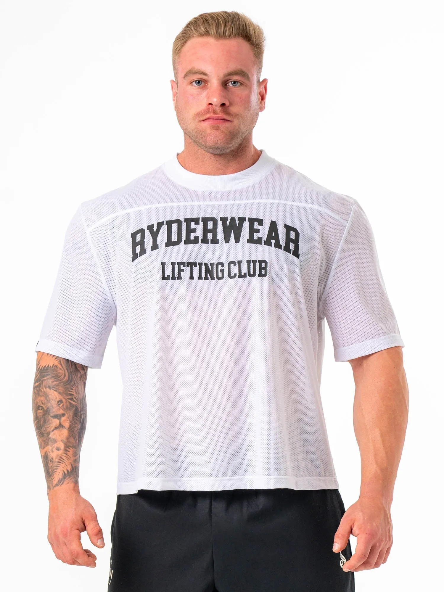 Mesh Flex T-Shirt - White Cozy Feeling School spirit
