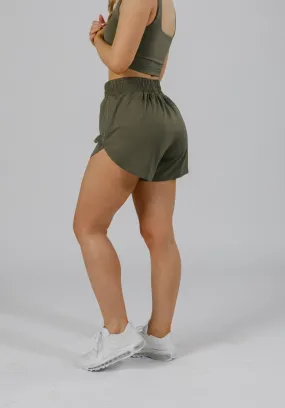 FeatherKnit? Track Short Everglades Performance Ready Home Wear