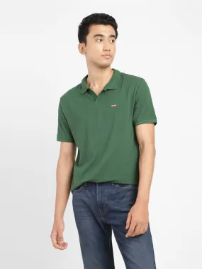 Essential Wear Men's Solid Polo T-shirt
