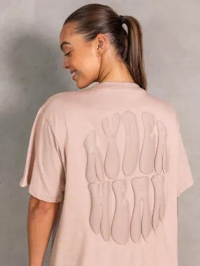 NRG Oversized T-Shirt - Biscotti Layer Ready Active Wear