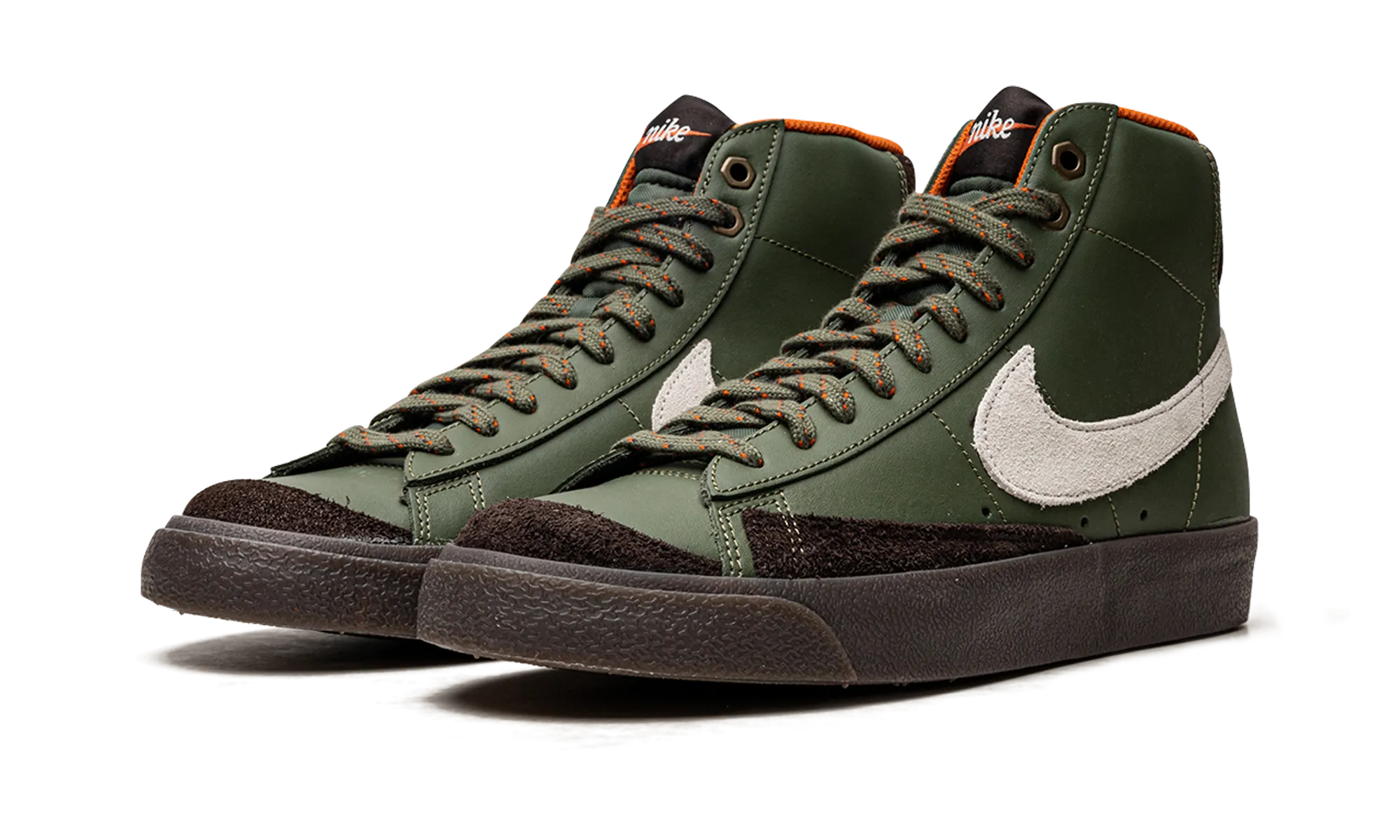 Pressure Dispersion Plate Sneakers Synthetic Upper Blazer Mid '77 Vintage "Army Olive"