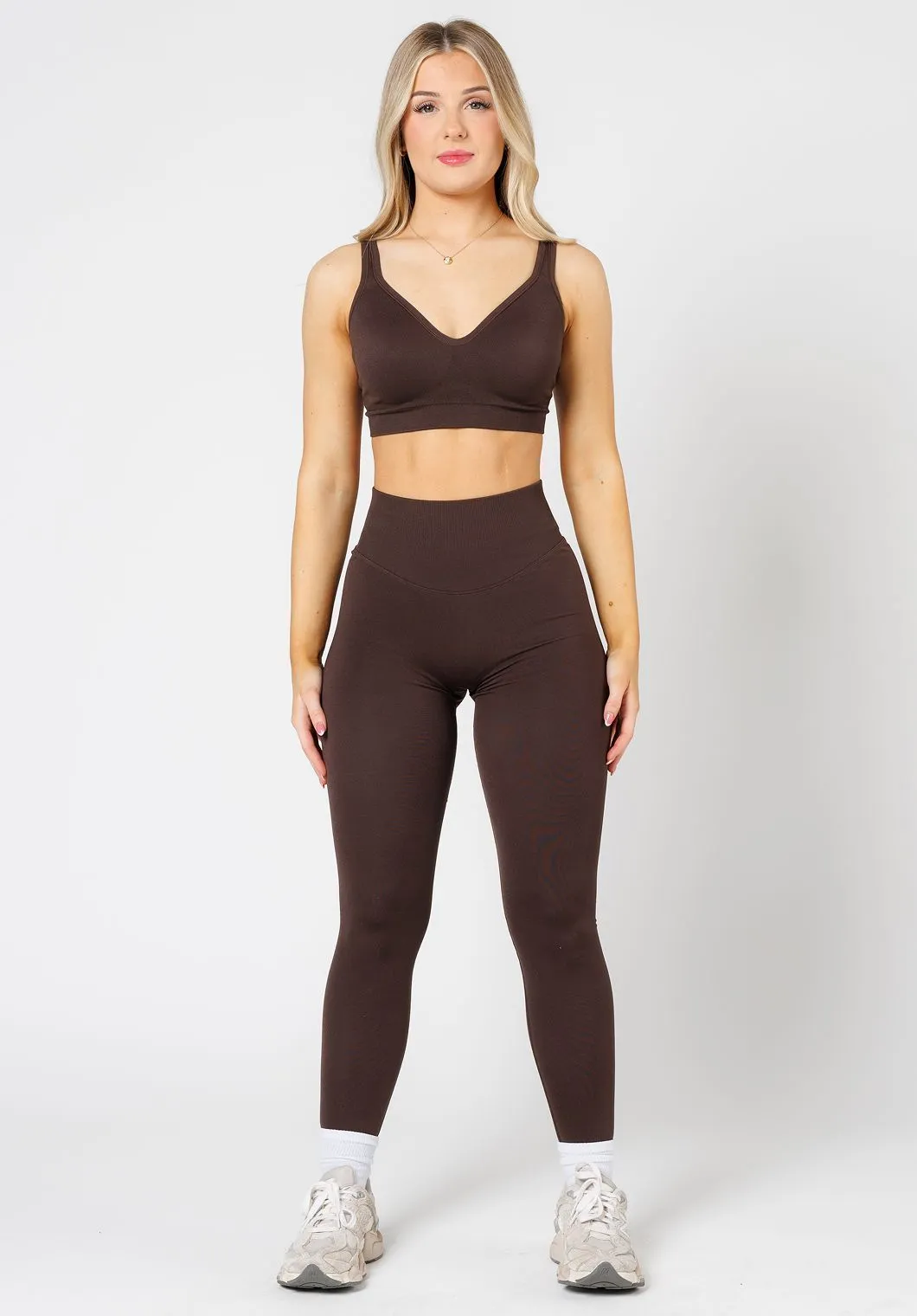 Unisex Style Four Way CurveFlex Hourglass Sculptseam? Plus Seamless Legging Walnut