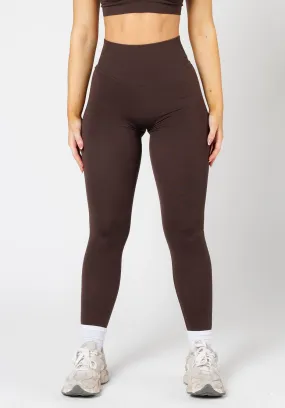 CurveFlex Hourglass Sculptseam? Plus Seamless Legging Walnut No Pilling