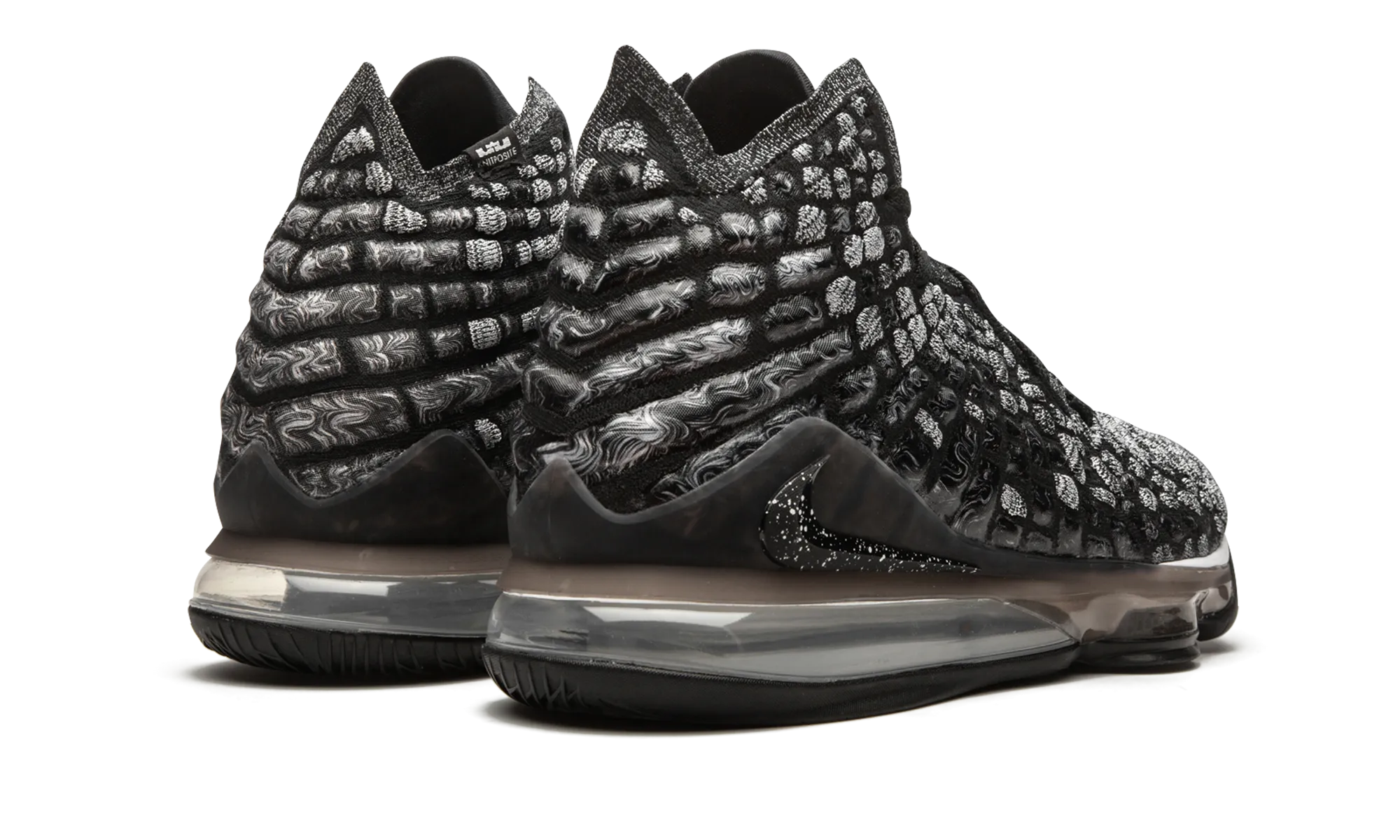 Cushion Layer Frame Silicone Grip Padding Lebron 17 "Black/White"