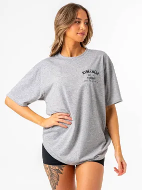 Non Iron Finish Legacy T-Shirt - Grey Marl