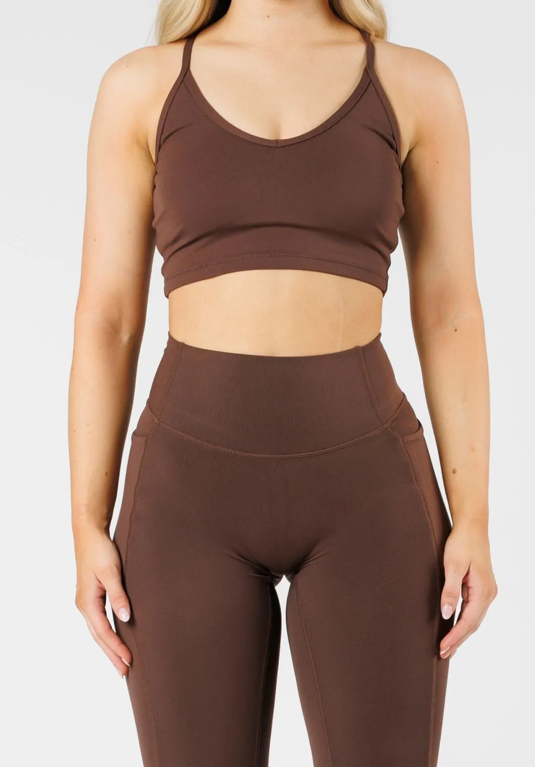 Reluna Empower Sculptseam? Plus Pocket Legging Walnut Breathable fabric