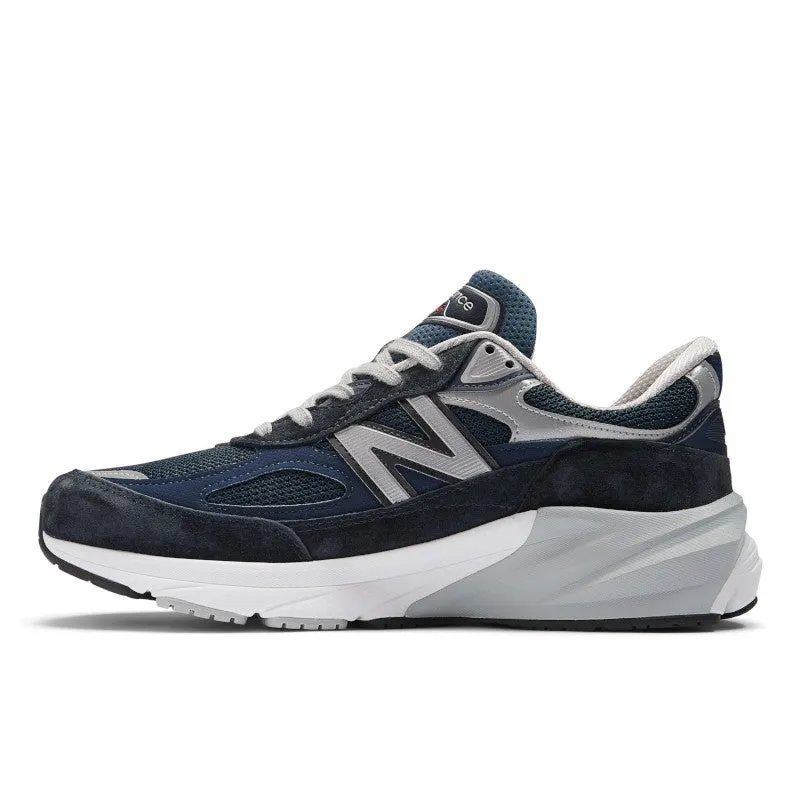 990v6 - Navy with White - Men's Non Irritating Stitch Lines