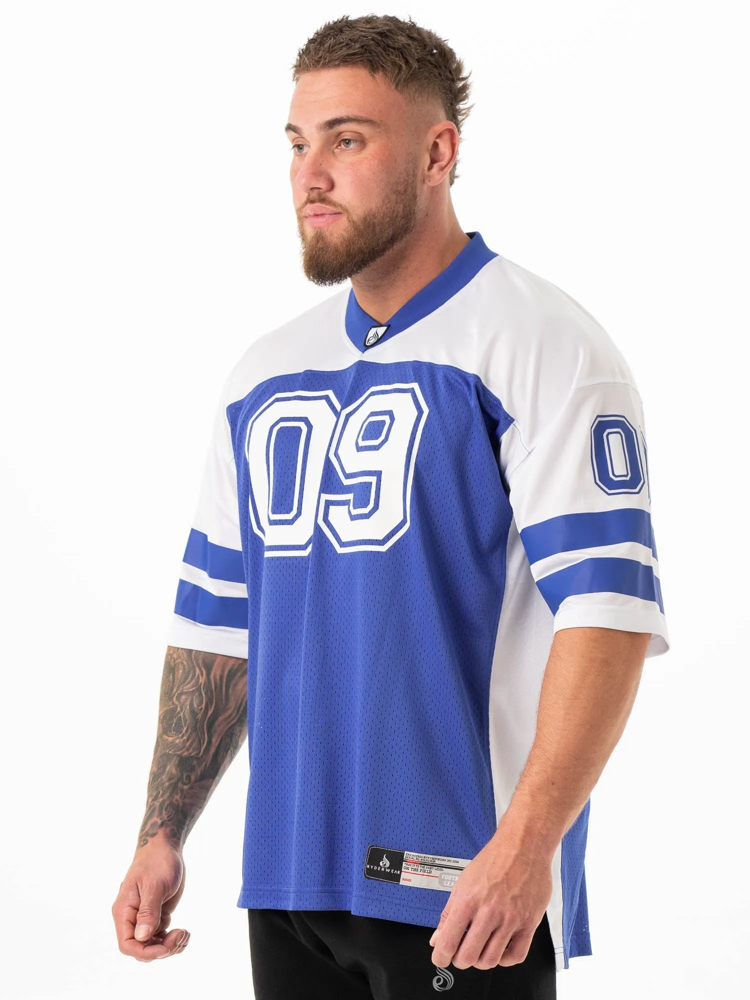 Varsity Jersey - Cobalt Simple Comfort Taped Neckline
