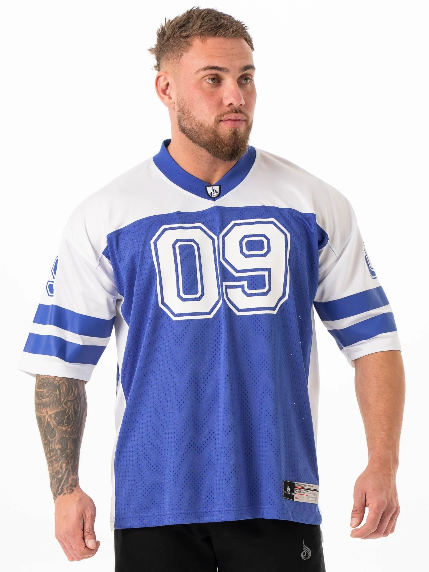 Classic Look Varsity Jersey - Cobalt