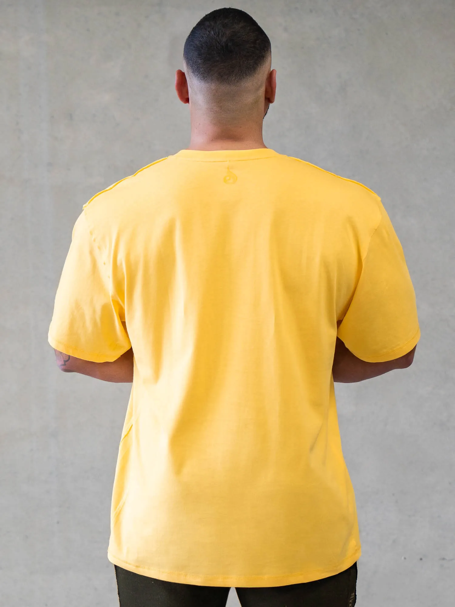 Force Oversized T-Shirt - Mango Light and Comfortable college