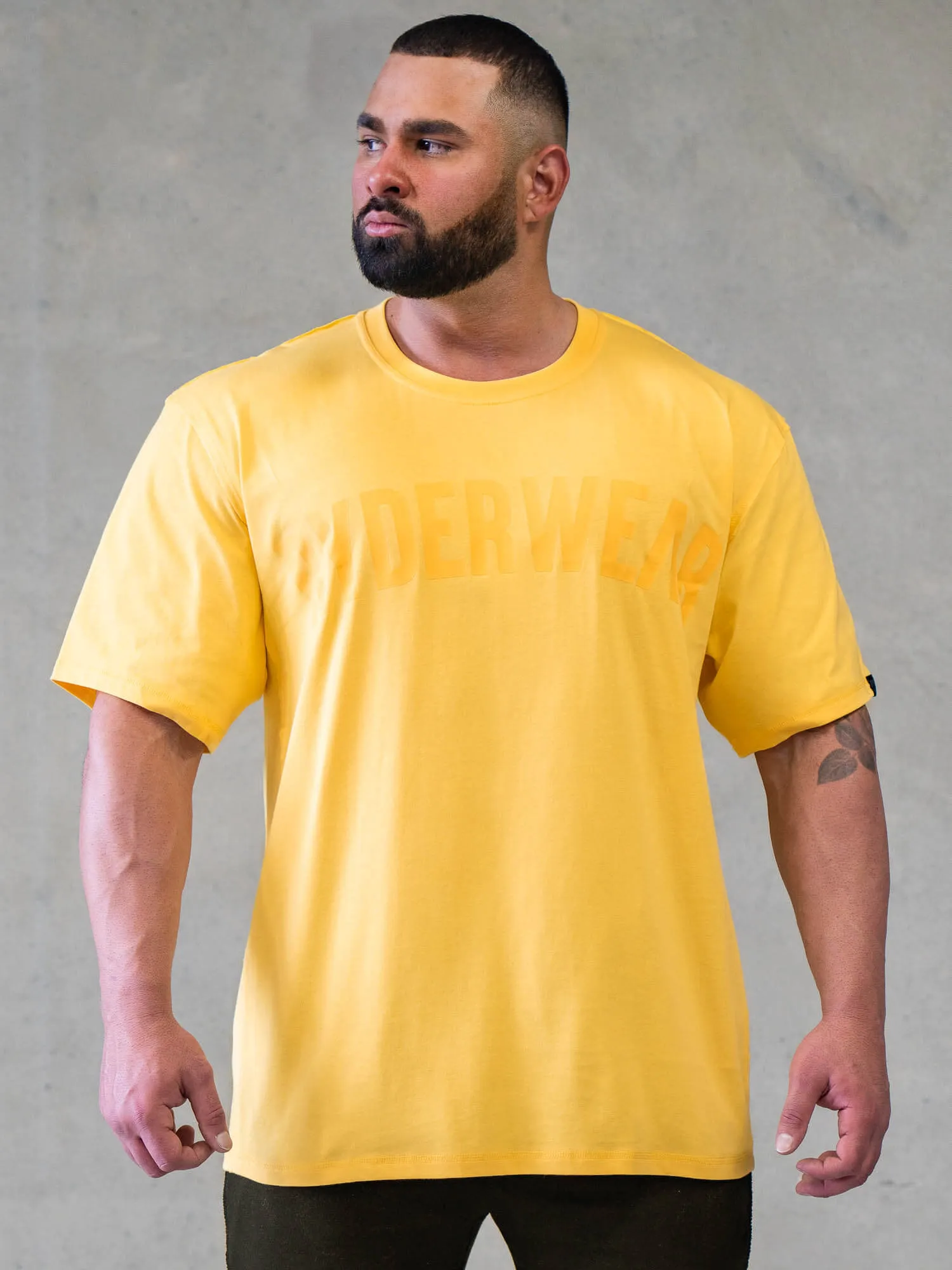 Force Oversized T-Shirt - Mango dry cleanable MinimalBranding